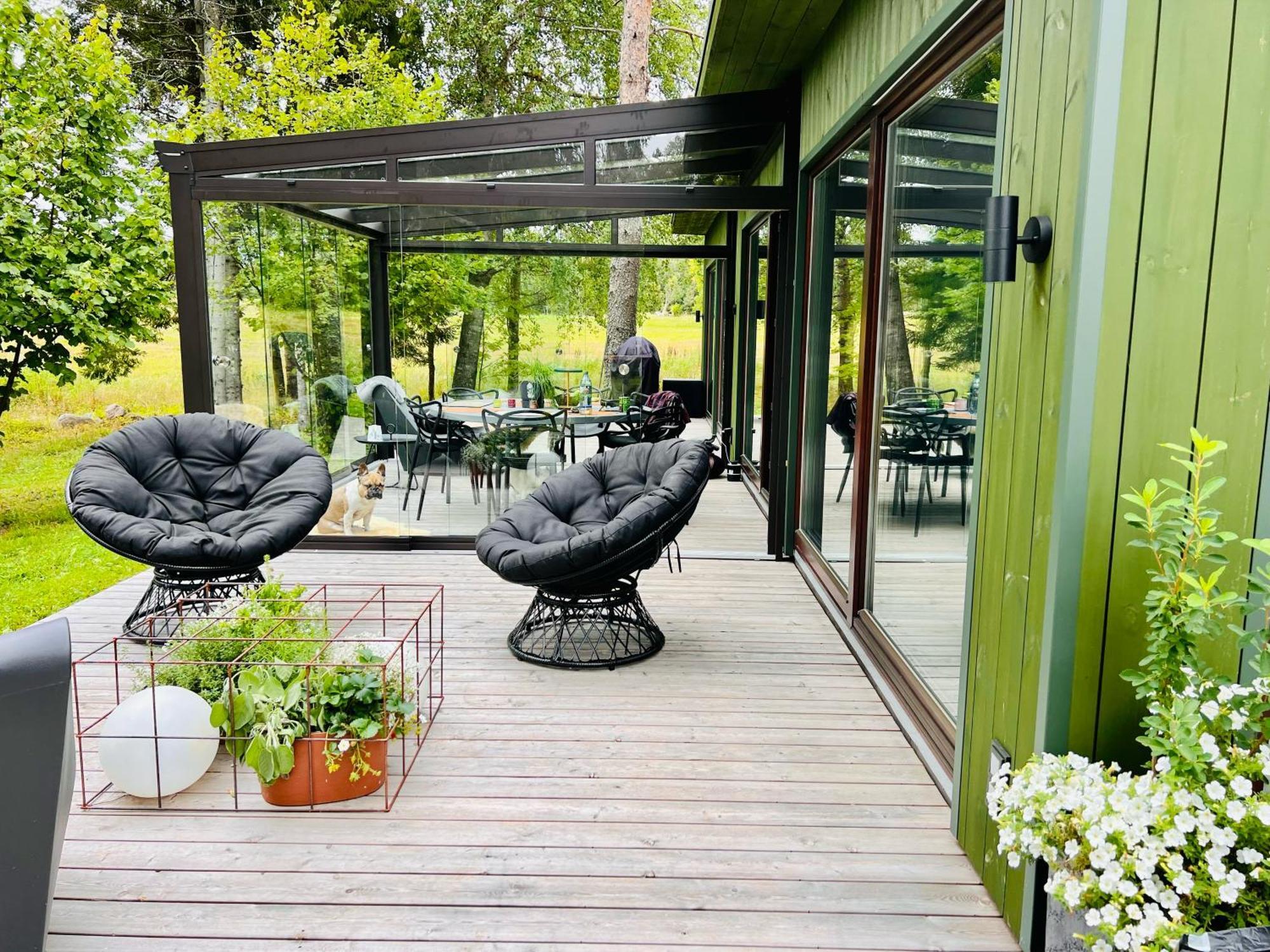 House And Sauna Where City Comforts Meet Nature Aiaste Exterior foto